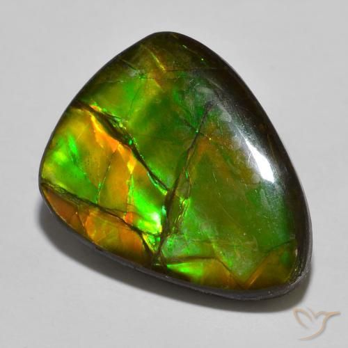 16.39ct طبيعي متعدد الألوان أموليت, شكل الكمثرى, غير شفاف