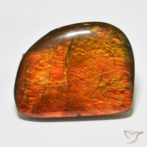 21.11ct طبيعي متعدد الألوان أموليت, فانسى, غير شفاف