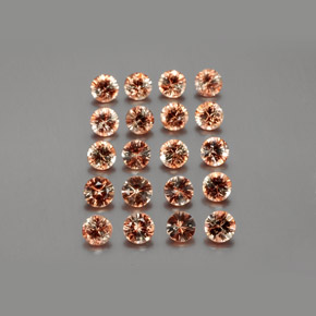 أحجار اندلوسيت متعدد الألوان طبيعية، قصة دائرى، قليلا جدا، وزنها 3.57 قيراط