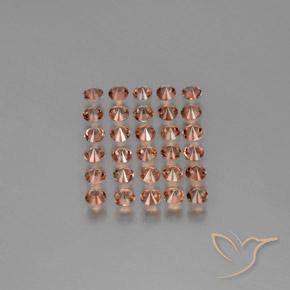 أحجار اندلوسيت متعدد الألوان طبيعية، قصة دائرى، قليلا جدا، وزنها 3.52 قيراط