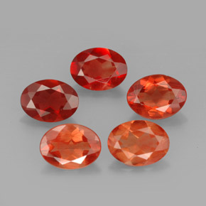 أحجار لابرادوريت أنديسين أحمر طبيعية، قصة بيضاوى، VVS، وزنها  قيراط