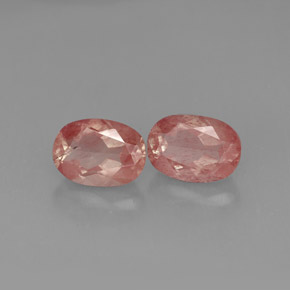 أحجار لابرادوريت أنديسين العسل الأحمر طبيعية، شفاف، شفاف / نصف شفاف، وزنها  قيراط