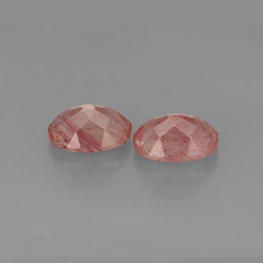 أحجار لابرادوريت أنديسين العسل الأحمر طبيعية، شفاف، شفاف / نصف شفاف، وزنها  قيراط