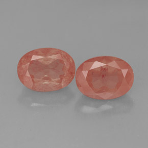 أحجار لابرادوريت أنديسين العسل الأحمر طبيعية، قصة بيضاوى، نصف شفاف، وزنها  قيراط