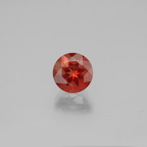 لابرادوريت أنديسين العسل البرتقال طبيعي، قصة دائرى، 0.80 قيراط، VVS-VS