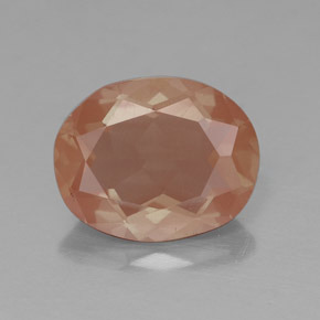 لابرادوريت أنديسين العسل البرتقال طبيعي، قصة بيضاوى، 2.46 قيراط، شفاف