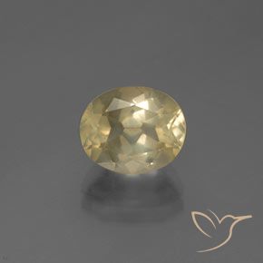 2.72ct طبيعي ذهبى فاتح لابرادوريت أنديسين, بيضوي, شفاف