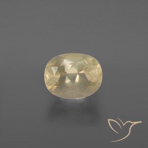 2.01ct طبيعي أصفر فاتح لابرادوريت أنديسين, بيضوي, شفاف