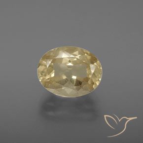 3.28ct طبيعي لون كريمى لابرادوريت أنديسين, بيضوي, شفاف