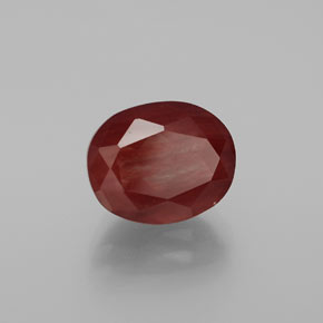 لابرادوريت أنديسين العسل الأحمر طبيعي، قصة بيضاوى، 4.09 قيراط، نصف شفاف