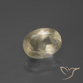 2.51ct طبيعي لون كريمى لابرادوريت أنديسين, بيضوي, شفاف