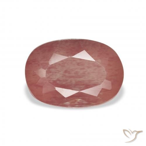 2.44ct طبيعي أحمر دموى لابرادوريت أنديسين, وسادة, شفاف
