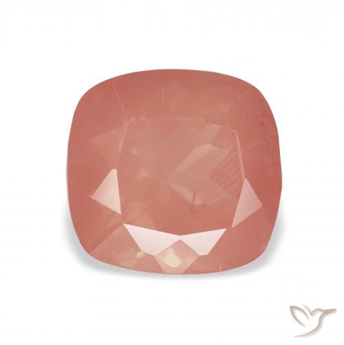 2.60ct طبيعي وردى متوسط لابرادوريت أنديسين, وسادة, شفاف