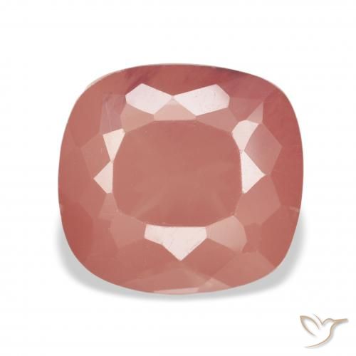 4.52ct طبيعي برتقالى محمر باهت لابرادوريت أنديسين, وسادة, شفاف