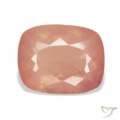 10.14ct طبيعي برتقالى محمر فاتح لابرادوريت أنديسين, وسادة, شفاف