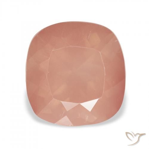 3.08ct طبيعي وردى متوسط لابرادوريت أنديسين, وسادة, شفاف