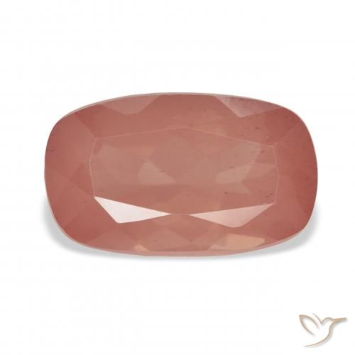 6.01ct طبيعي برتقالى محمر باهت لابرادوريت أنديسين, وسادة, شفاف