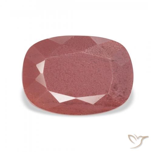 3.07ct طبيعي وردى زهرى لابرادوريت أنديسين, وسادة, نصف شفاف
