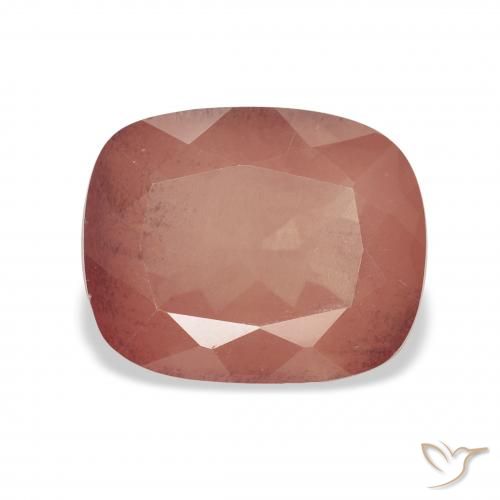 3.83ct طبيعي وردى متوسط لابرادوريت أنديسين, وسادة, شفاف