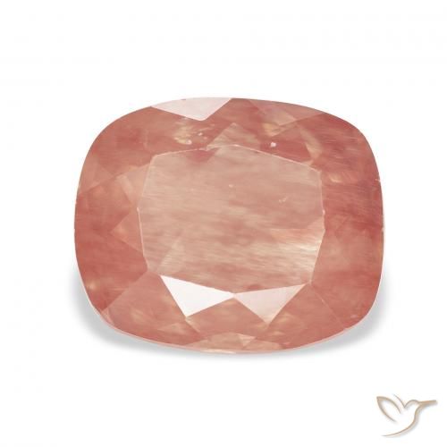 2.68ct طبيعي أحمر متوسط لابرادوريت أنديسين, وسادة, شفاف