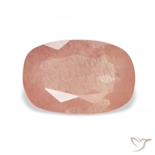 2.58ct طبيعي وردى متوسط لابرادوريت أنديسين, وسادة, شفاف