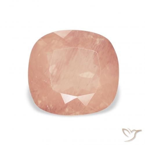 2.35ct طبيعي وردى برتقالى فاتح لابرادوريت أنديسين, وسادة, شفاف