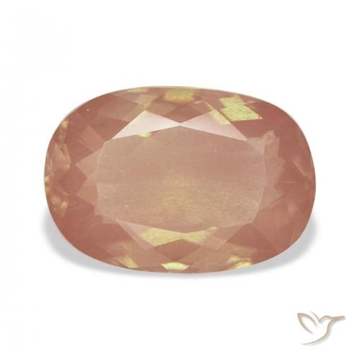 4.90ct برتقالى تفاحى لابرادوريت أنديسين, وسادة, شفاف