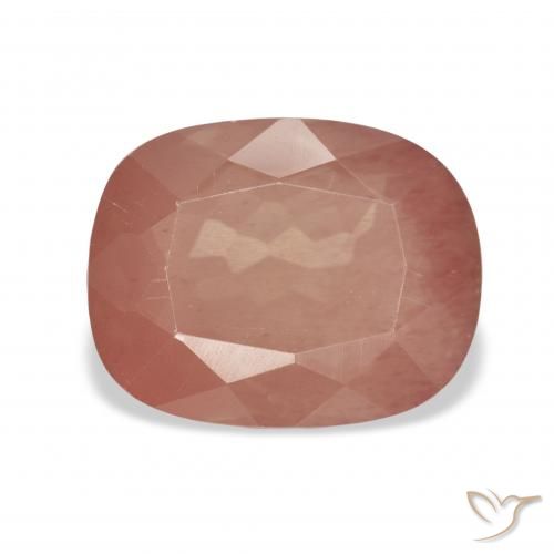 4.26ct أحمر متوسط لابرادوريت أنديسين, وسادة, شفاف