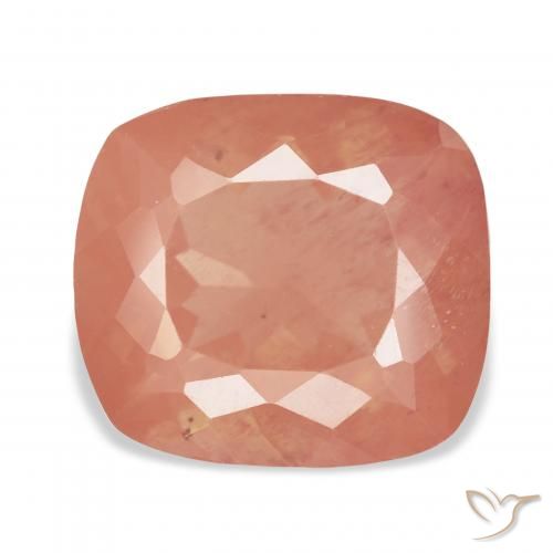 7.54ct برتقالى محمر لابرادوريت أنديسين, وسادة, شفاف