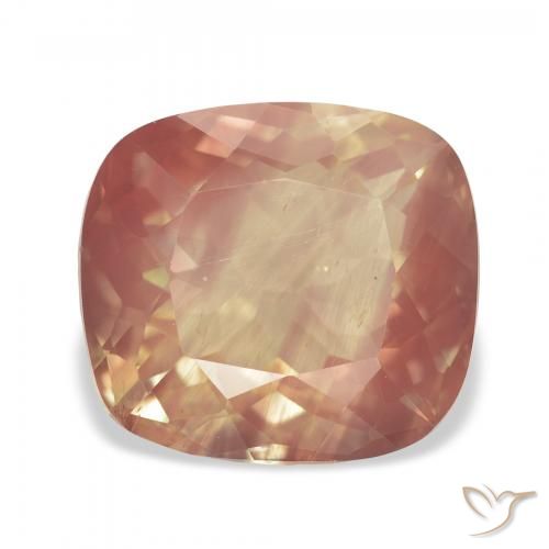 4.67ct أحمر برتقالي لابرادوريت أنديسين, وسادة, شفاف