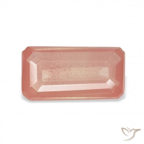 2.92ct وردى برتقالى لابرادوريت أنديسين, قص الزمرد, شفاف