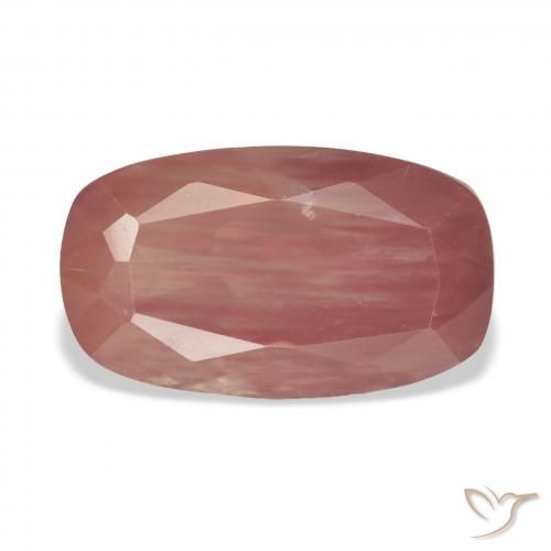 6.47ct أحمر الخدود لابرادوريت أنديسين, وسادة, شفاف