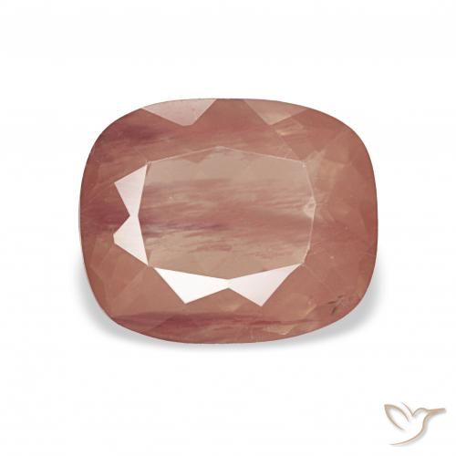 2.54ct أحمر متوسط لابرادوريت أنديسين, وسادة, شفاف