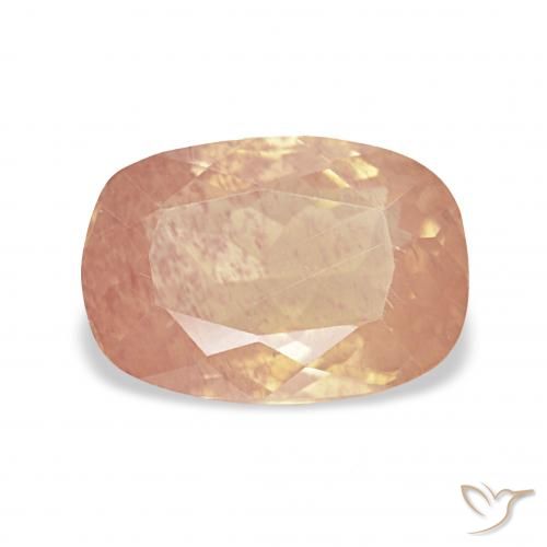 2.53ct برتقالى خوخى فاتح لابرادوريت أنديسين, وسادة, شفاف