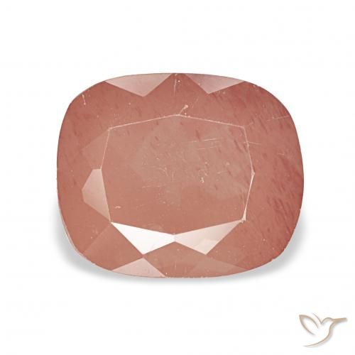 3.14ct برتقالى محمر باهت لابرادوريت أنديسين, وسادة, شفاف