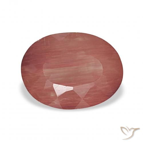 2.06ct أحمر دموى لابرادوريت أنديسين, بيضوي, شفاف