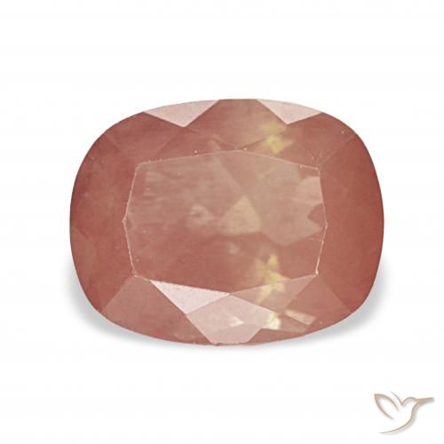 2.65ct برتقالى محمر باهت لابرادوريت أنديسين, وسادة, شفاف