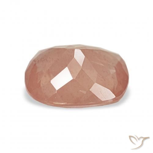 لابرادوريت أنديسين برتقالى محمر فاتح طبيعي، وسادة، 2.07 قيراط، VVS