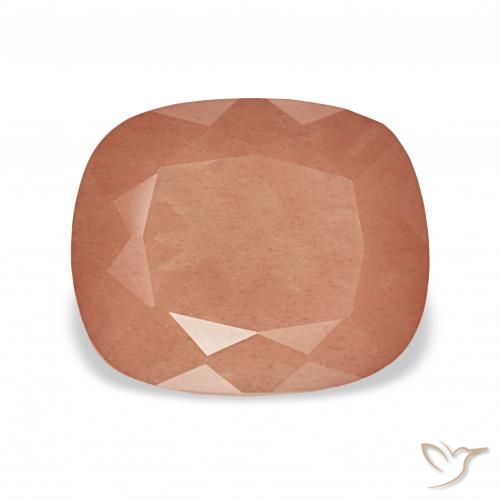 3.35ct برتقالى محمر لابرادوريت أنديسين, وسادة, شفاف