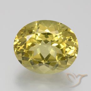 6.53ct طبيعي أصفر بنى الأباتيت, بيضوي, قليلا جدا