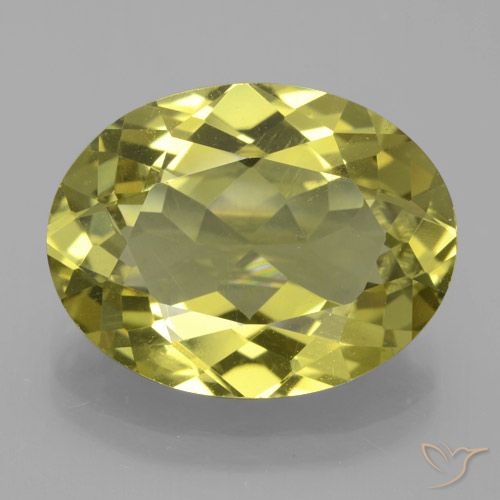 9.60ct طبيعي أصفر ترابى الأباتيت, بيضوي, قليلا جدا