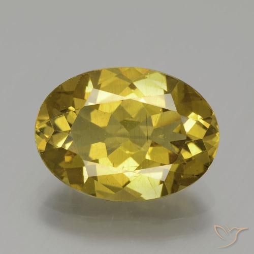 5.18ct طبيعي ذهبي الأباتيت, بيضوي, VS-SI