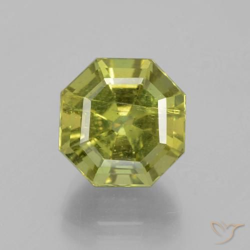 12.42ct طبيعي أخضر ترابى دافئ الأباتيت, قص الزمرد, SI
