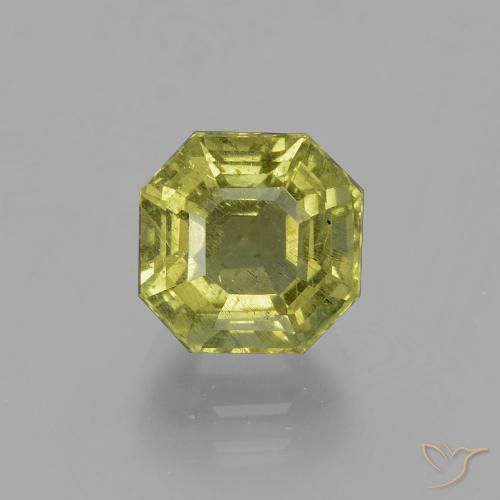 3.64ct طبيعي أخضر ترابى دافئ الأباتيت, قص الزمرد, VS-SI