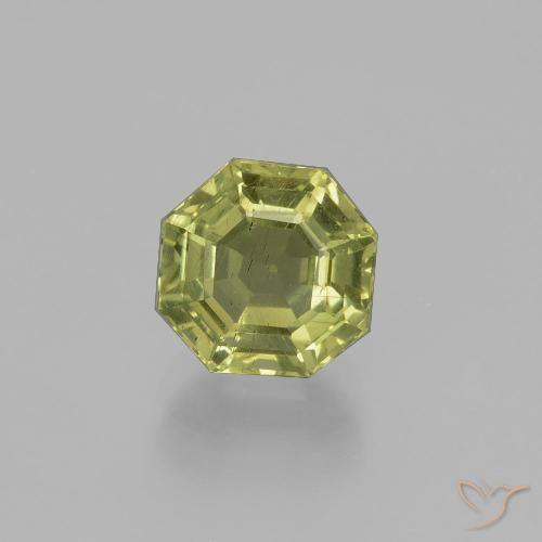 2.33ct طبيعي أخضر ترابى دافئ الأباتيت, قص الزمرد, قليلا جدا