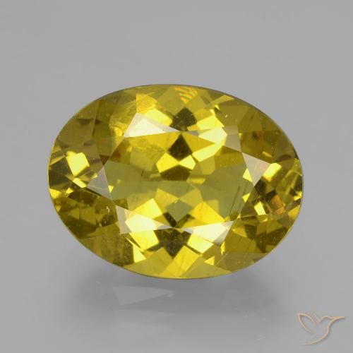 8.20ct طبيعي أصفر خريفى الأباتيت, بيضوي, VS-SI