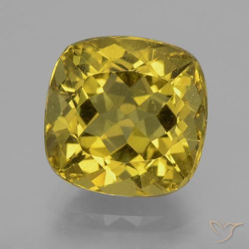 10.14ct طبيعي أصفر ديجون الأباتيت, وسادة, قليلا جدا