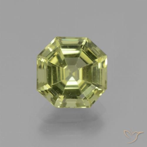 3.59ct طبيعي اخضر فاتح الأباتيت, قص الزمرد, VVS-VS