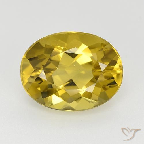 4.90ct طبيعي ذهبى مصفر الأباتيت, بيضوي, VVS-VS
