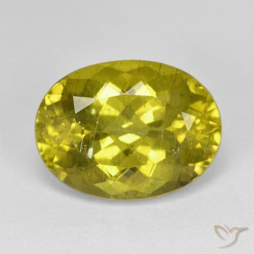 11.46ct طبيعي Medium Golden Brown الأباتيت, بيضوي, قليلا جدا